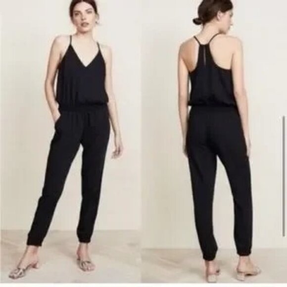 Amanda Uprichard Madison Jumpsuit Red Spaghetti Strap Romper Pantsuit Size P - Picture 2 of 16